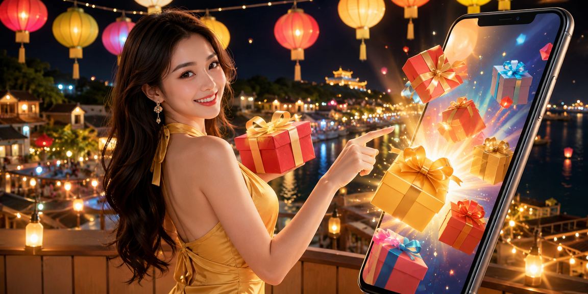 Người dùng tại Huế truy cập ứng dụng casino trên điện thoại trong không khí chợ đêm